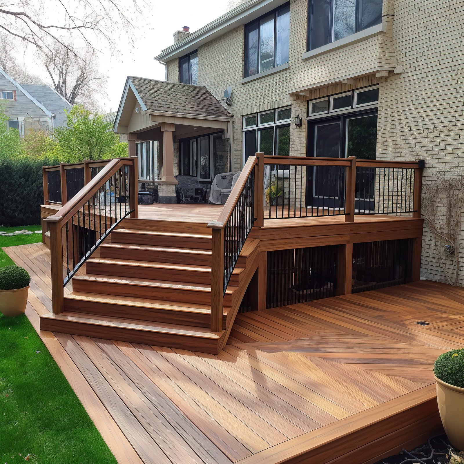 Iron Wood Decking Flooring